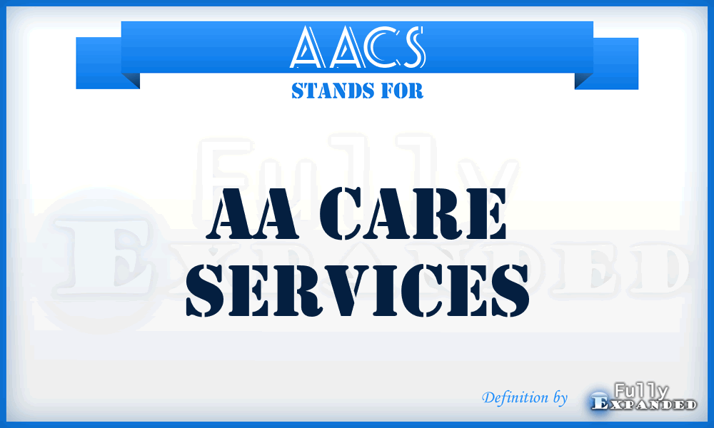AACS - AA Care Services