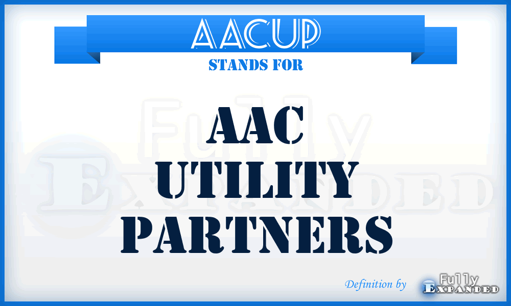 AACUP - AAC Utility Partners