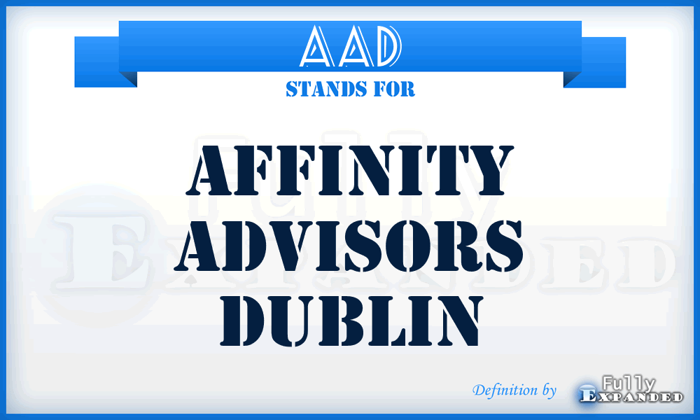AAD - Affinity Advisors Dublin
