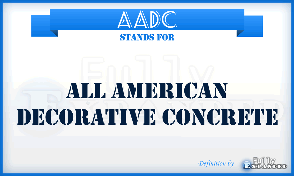 AADC - All American Decorative Concrete