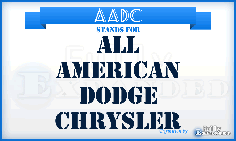 AADC - All American Dodge Chrysler