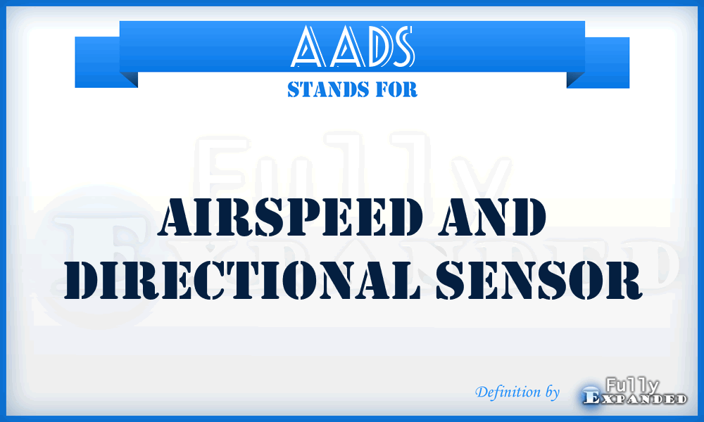 AADS - Airspeed And Directional Sensor
