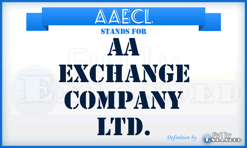 AAECL - AA Exchange Company Ltd.