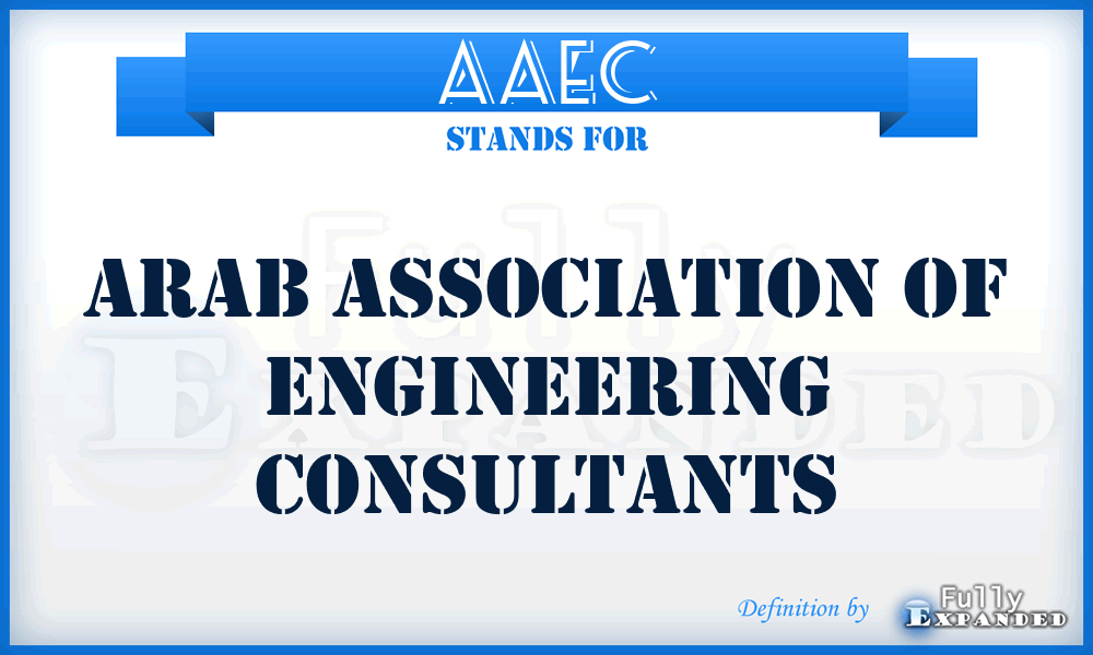 AAEC - Arab Association of Engineering Consultants