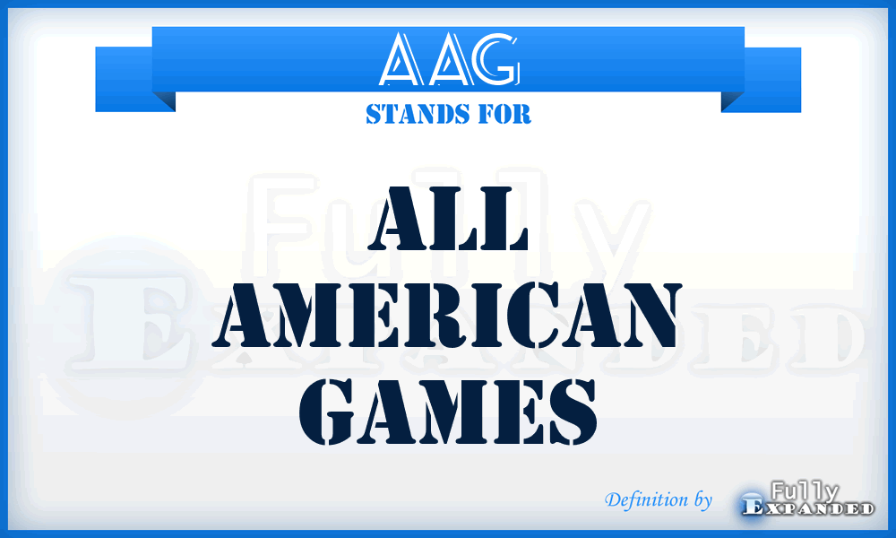 AAG - All American Games