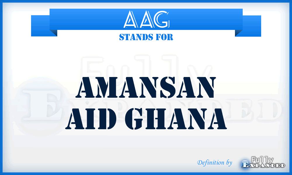 AAG - Amansan Aid Ghana