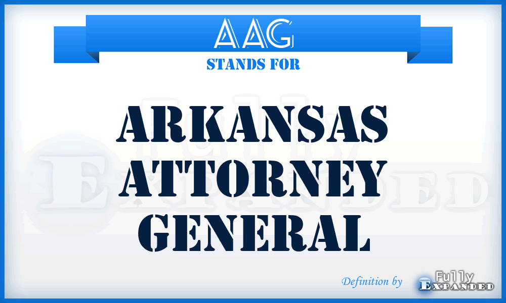AAG - Arkansas Attorney General