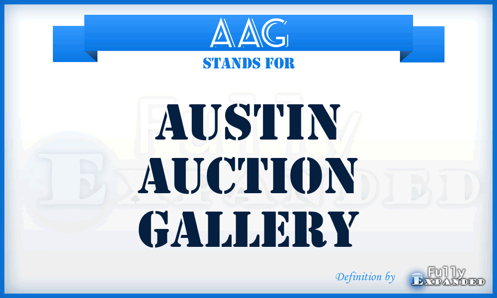 AAG - Austin Auction Gallery