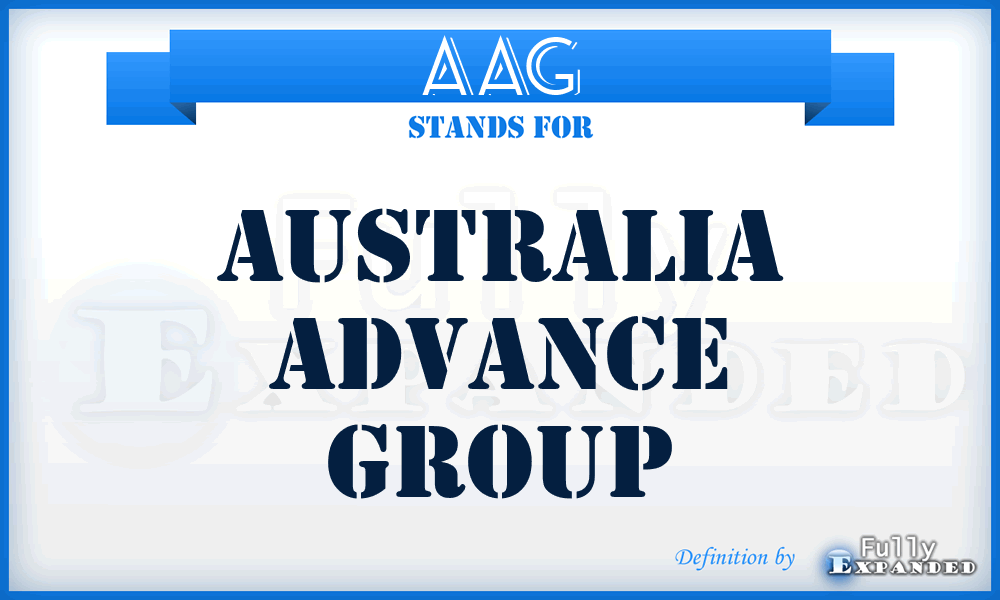 AAG - Australia Advance Group