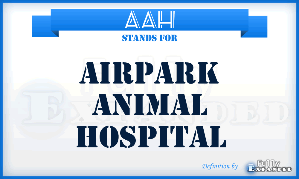 AAH - Airpark Animal Hospital