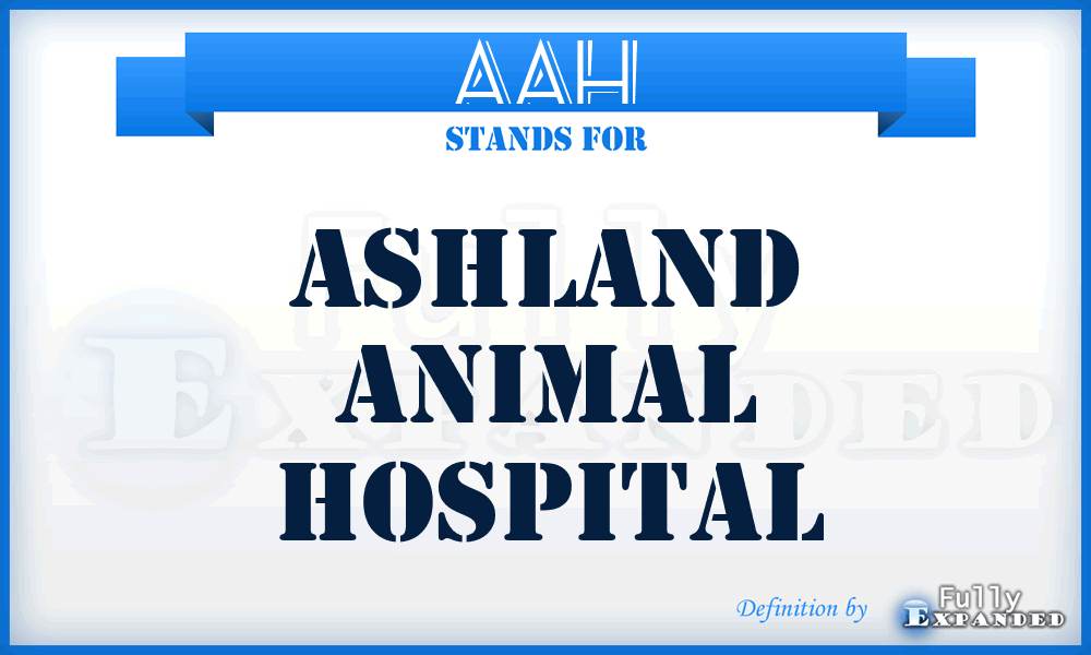 AAH - Ashland Animal Hospital