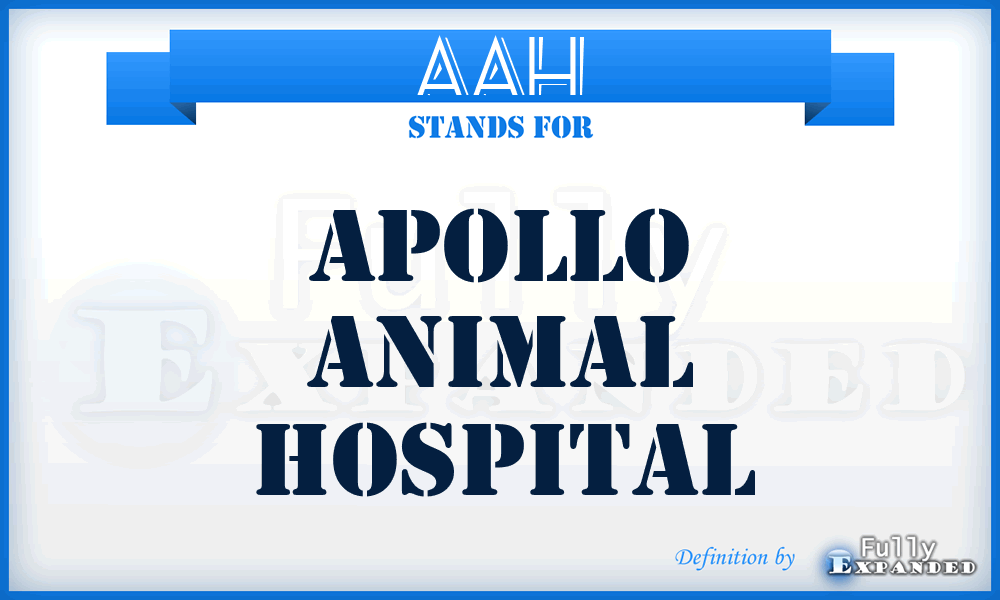 AAH - Apollo Animal Hospital