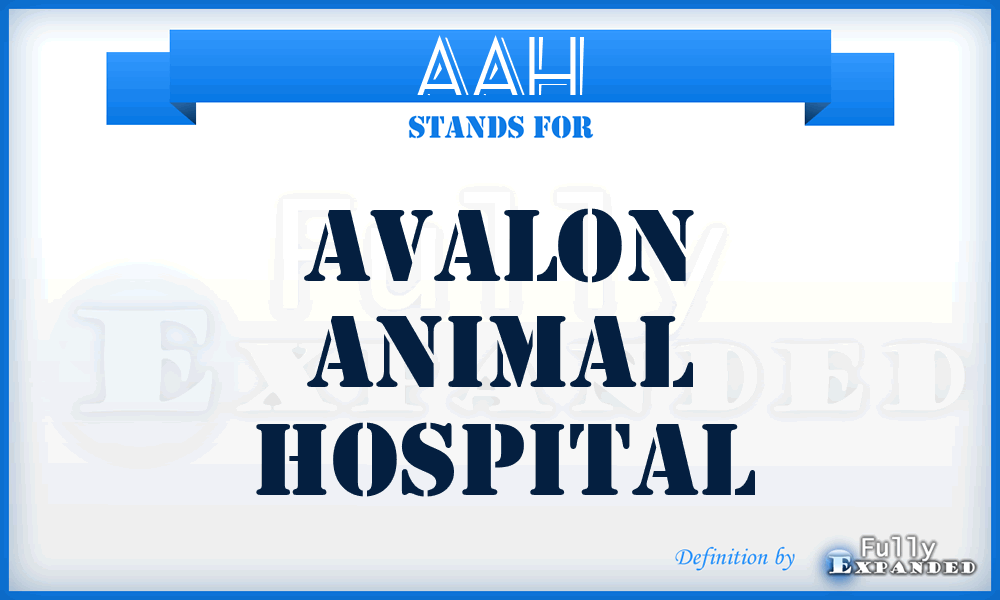 AAH - Avalon Animal Hospital