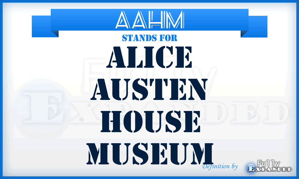 AAHM - Alice Austen House Museum