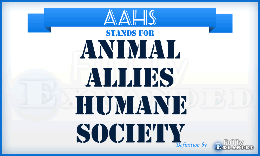 AAHS - Animal Allies Humane Society