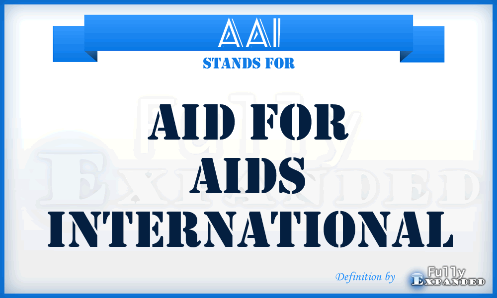 AAI - Aid for Aids International