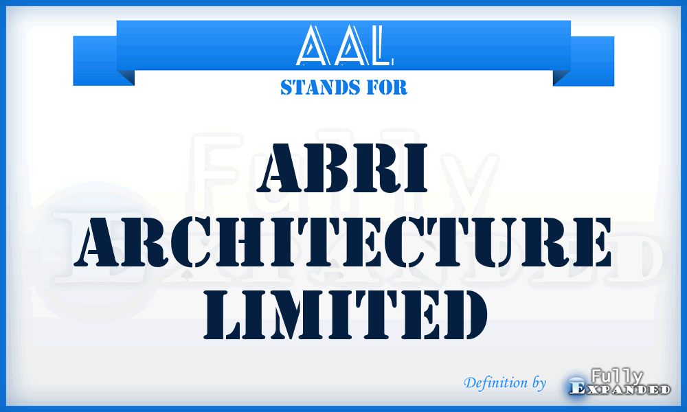 AAL - Abri Architecture Limited