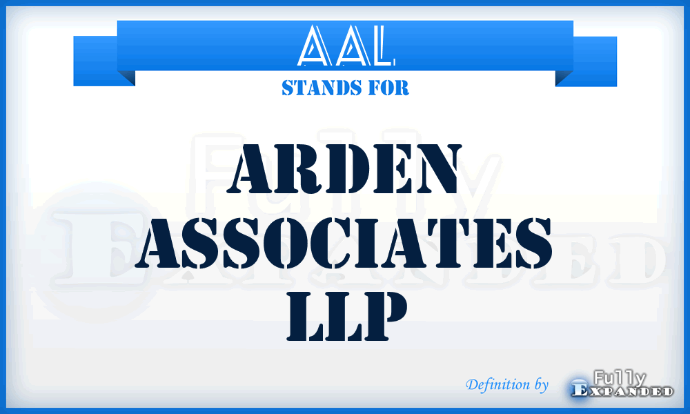 AAL - Arden Associates LLP