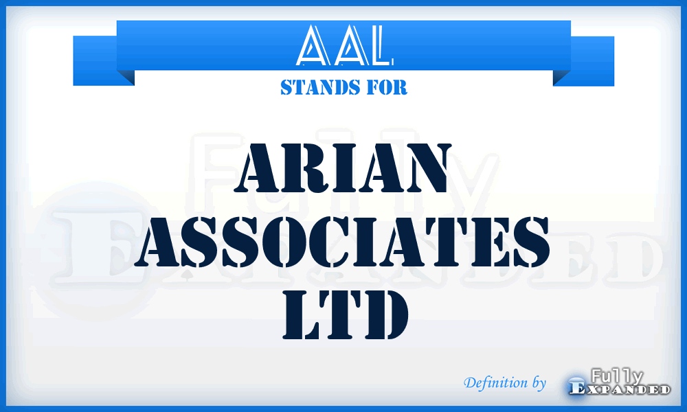 AAL - Arian Associates Ltd