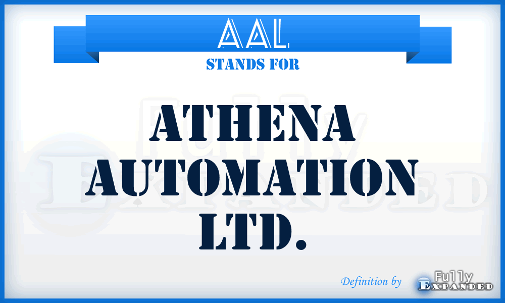 AAL - Athena Automation Ltd.