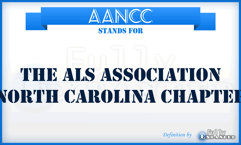 AANCC - The Als Association North Carolina Chapter