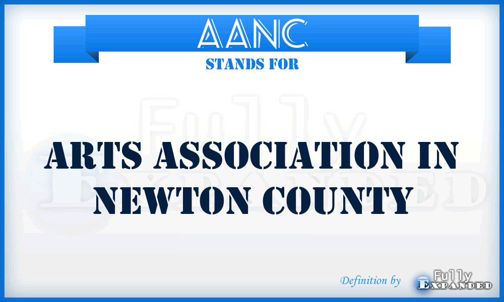 AANC - Arts Association in Newton County