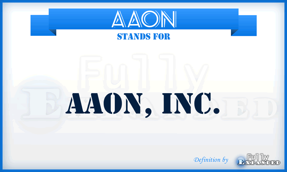AAON - AAON, Inc.