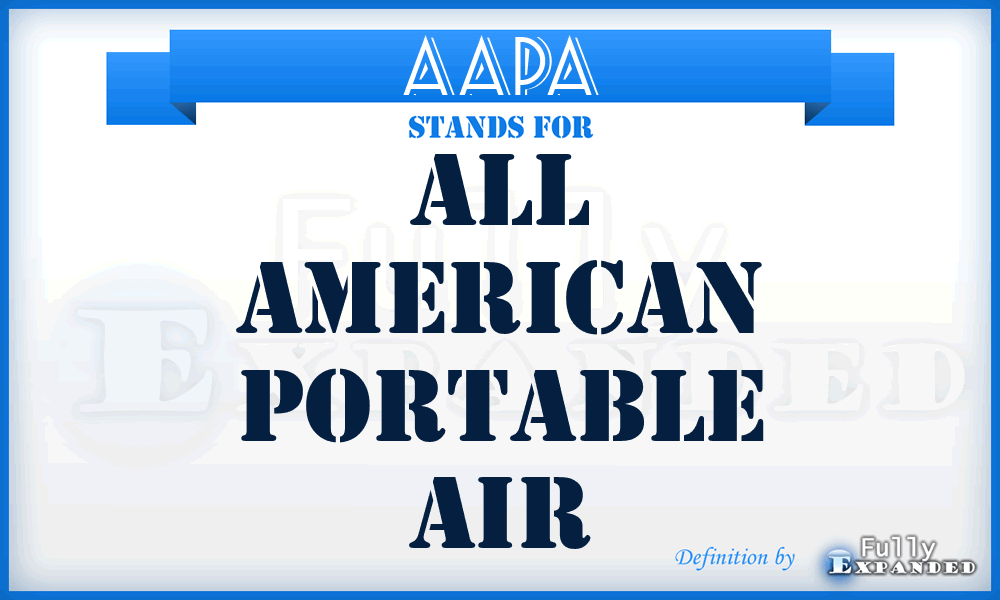 AAPA - All American Portable Air