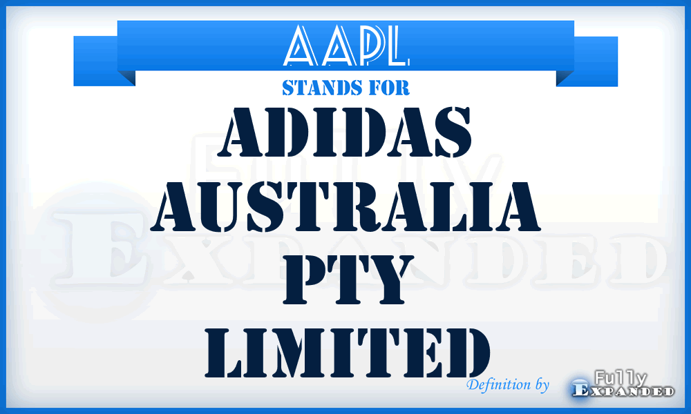 AAPL - Adidas Australia Pty Limited