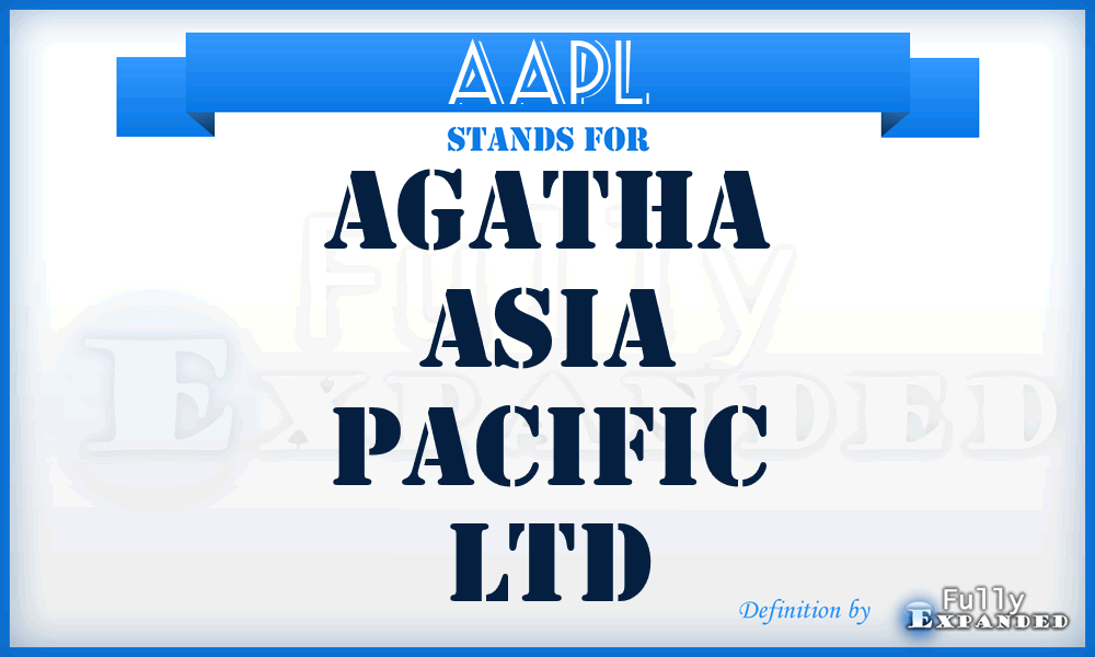 AAPL - Agatha Asia Pacific Ltd