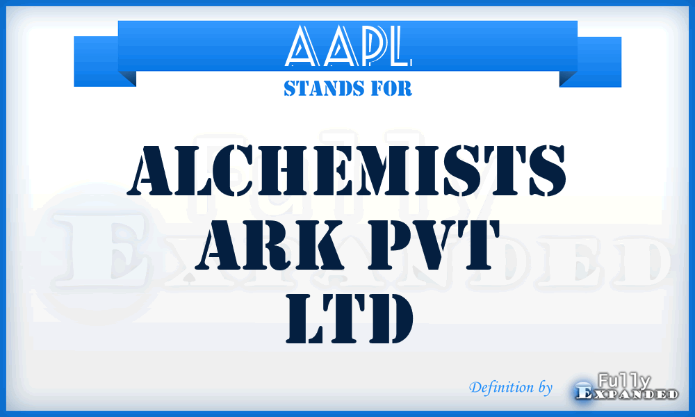 AAPL - Alchemists Ark Pvt Ltd