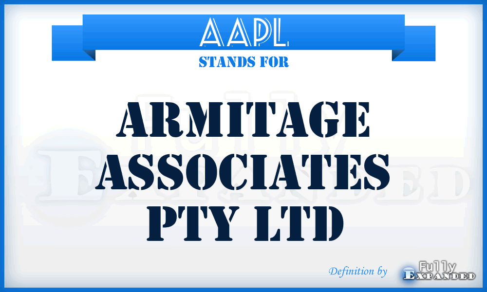 AAPL - Armitage Associates Pty Ltd