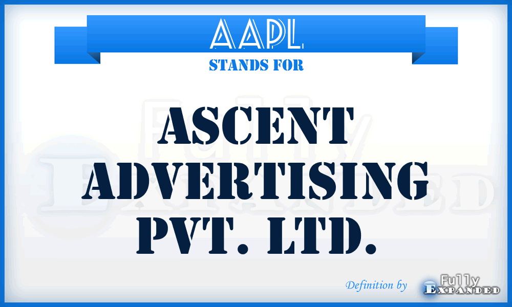 AAPL - Ascent Advertising Pvt. Ltd.