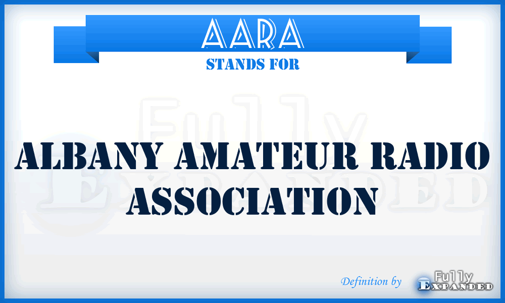 AARA - Albany Amateur Radio Association