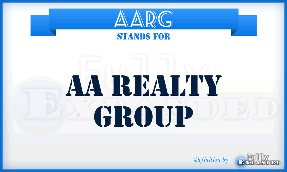 AARG - AA Realty Group