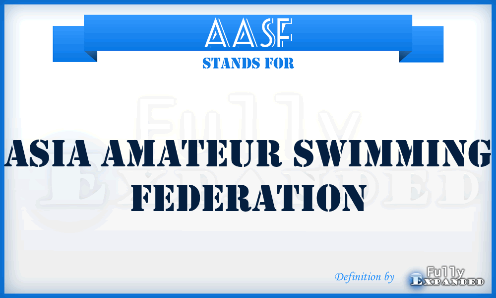 AASF - Asia Amateur Swimming Federation