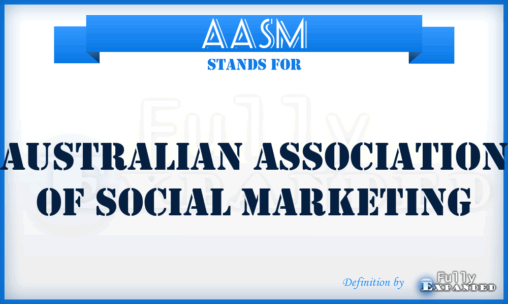 AASM - Australian Association of Social Marketing