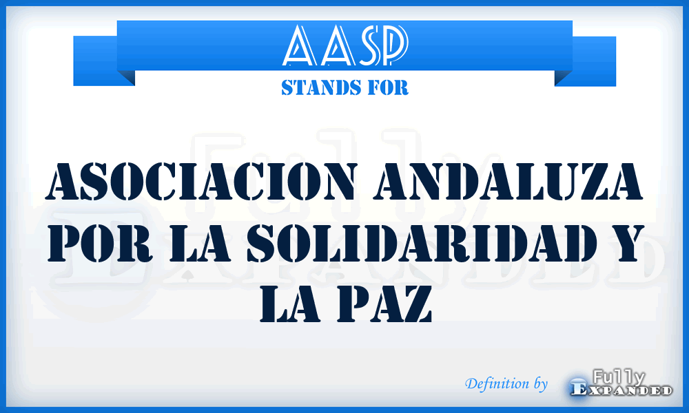 AASP - Asociacion Andaluza por la Solidaridad y la Paz