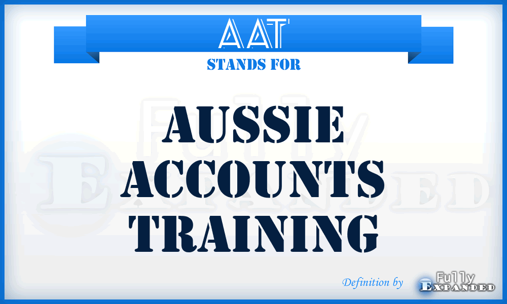 AAT - Aussie Accounts Training