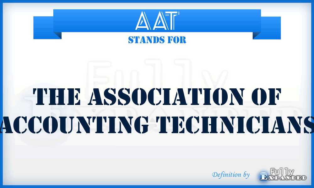 AAT - The Association of Accounting Technicians