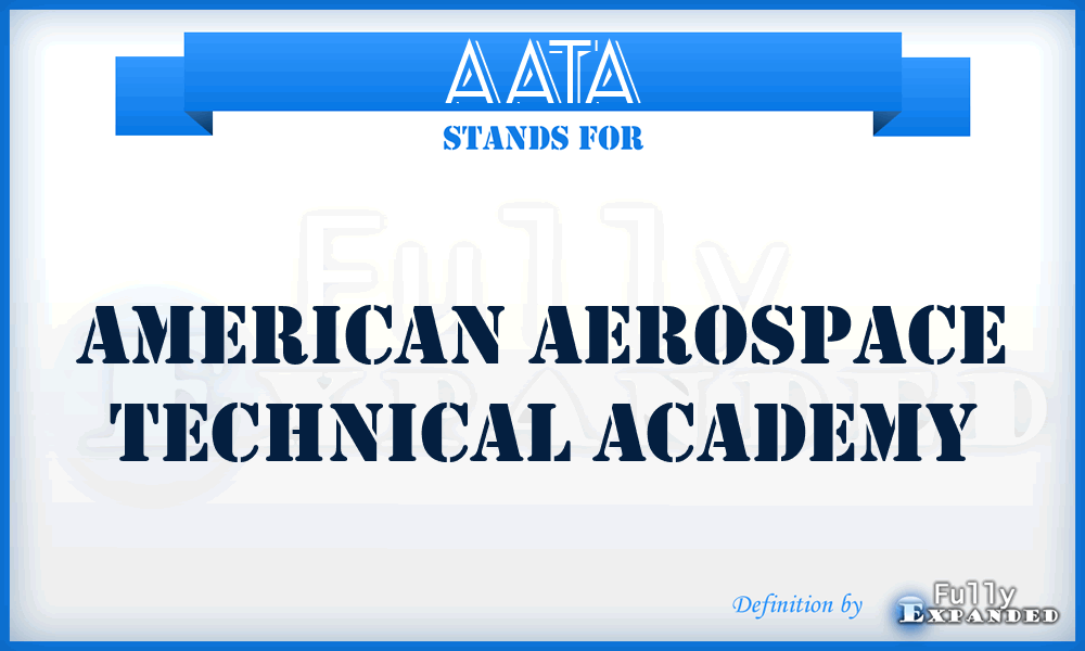 AATA - American Aerospace Technical Academy