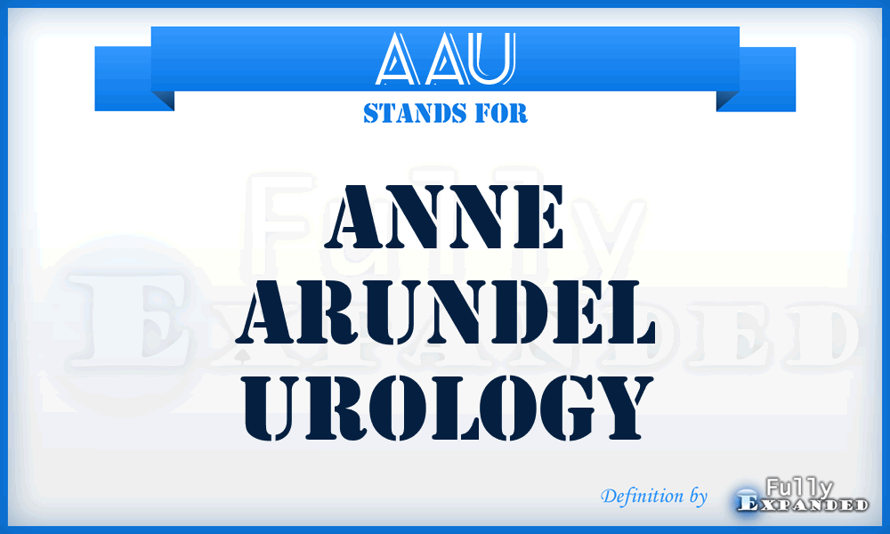 AAU - Anne Arundel Urology