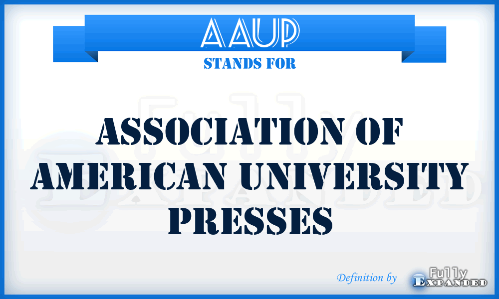 AAUP - Association of American University Presses