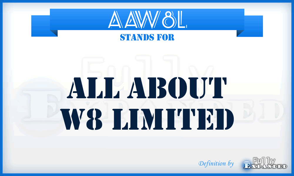 AAW8L - All About W8 Limited