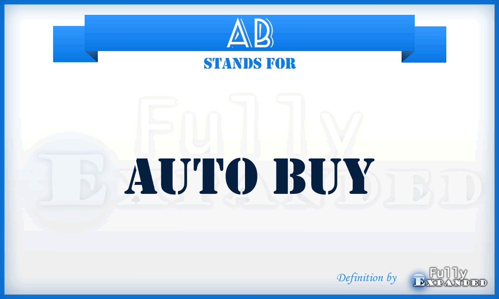 AB - Auto Buy