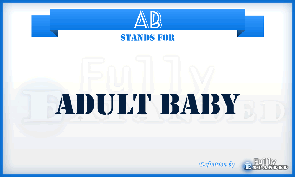 AB - Adult Baby