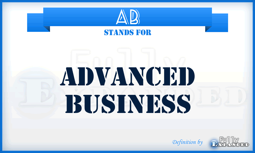 AB - Advanced Business