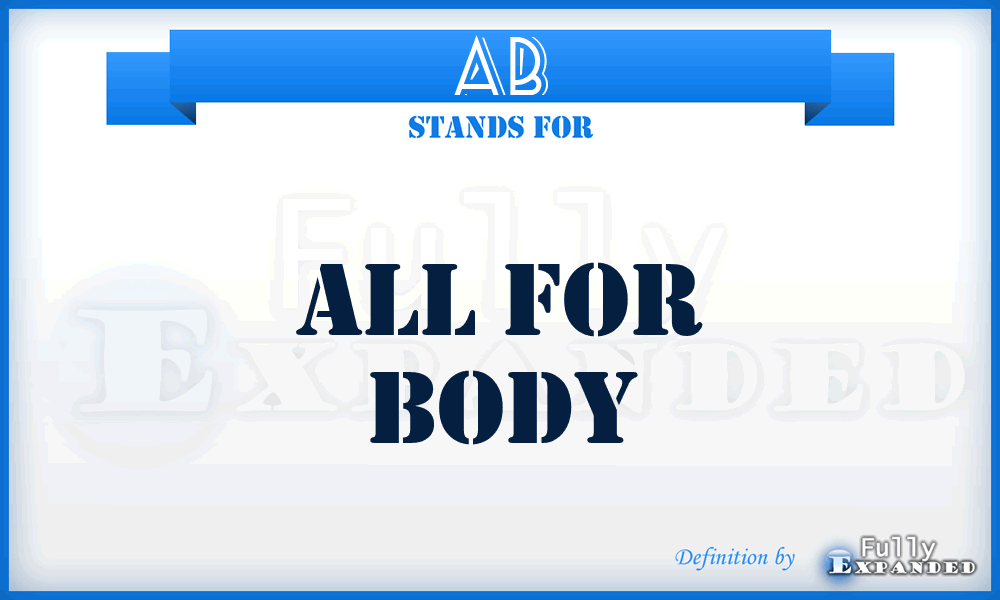 AB - All for Body
