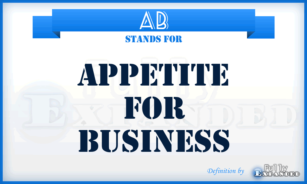 AB - Appetite for Business
