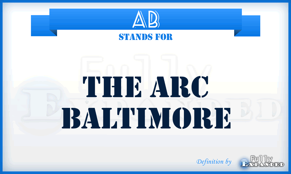 AB - The Arc Baltimore